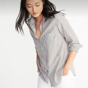 Old Navy Llama patterned button down.